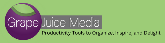 Grape Juice Media Books - Productivity Tools to Organize, Inspire and Delight